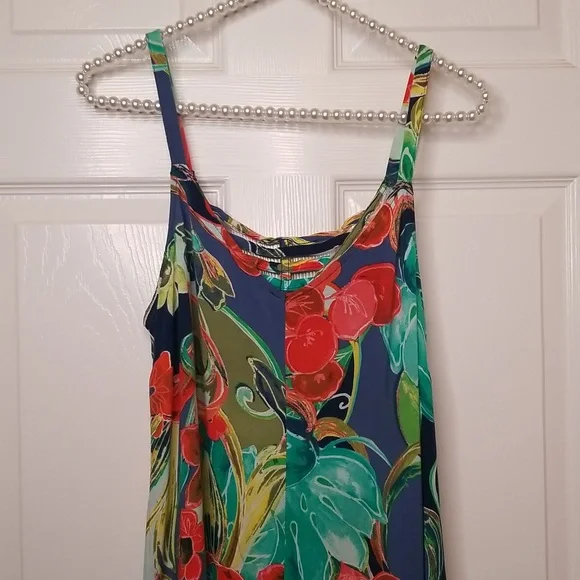 Ivy Street Multicolored Sleeveless Spaghetti Strap Jumpsuit - Picture 5 of 16